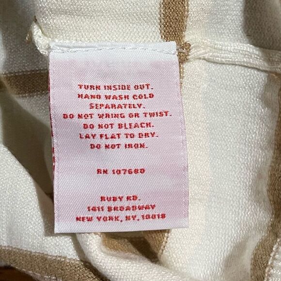 Ruby Rd Women’s White and Gold Top XL - Picture 6 of 11